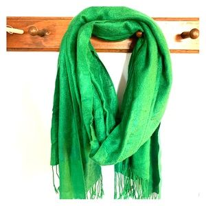 Green scarf